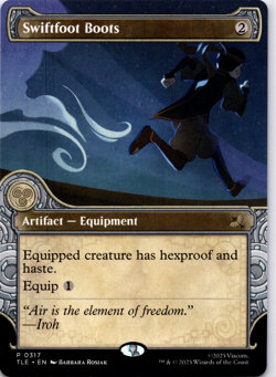 Swiftfoot Boots Avatar borderless NM MTG - Image 1