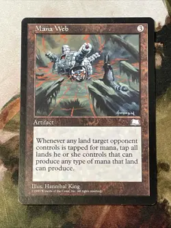 Mana Web - MP [Weatherlight 1997] Rare #152 MTG Magic the Gathering - Image 1