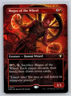 Magus of the Wheel (Borderless) 643 Commander Masters Magic: The Gathering NM - Image 1