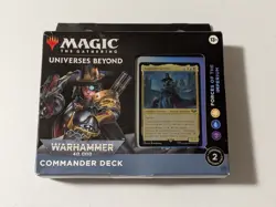 Magic: The Gathering Warhammer 40,000 Forces of the Imperium Commander Deck New - Image 1