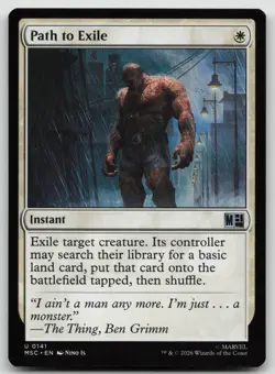 Path to Exile 141 Commander: Marvel Super Heroes Magic: The Gathering NM - Image 1