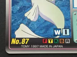 Pokemon Scratch Card Dewgong NO.87 TOMY 1997 Pokemon TCG Japanese Nintendo - Image 5