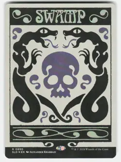 SWAMP 890 HOLO SECRET LAIR DROP SERIES MAGIC: THE GATHERING FOIL NM/M - Image 1