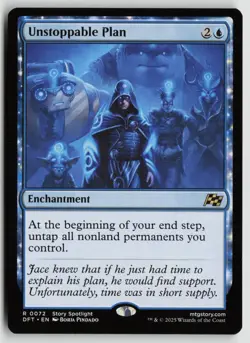 Unstoppable Plan Lightly Played 72 Aetherdrift MTG - Image 1