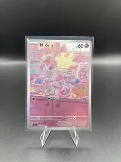 The Pokemon Company Milcery Illustration Rare Holo Stellar Crown 152/142 - Image 1