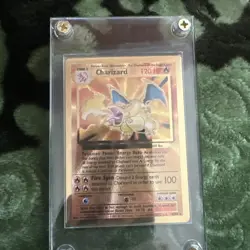 Pokemon Celebrations Charizard Gold Metal Card #4/102 Promo 25th Anniversary - Image 2
