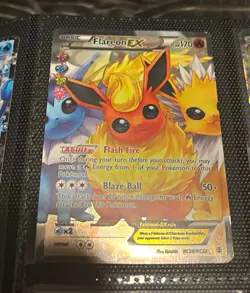 The Pokemon Company Flareon EX RC28/RC32 Radiant Collection Ultra Rare Holo FA - Image 1