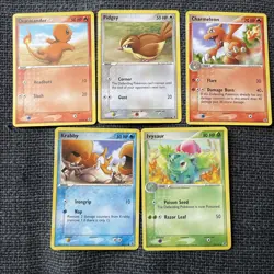 Pokemon EX FireRed & LeafGreen Set 5 Cards LP/MP - Image 1