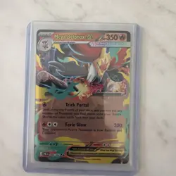 Mega Delphox ex 008/084 Double Rare Pitch Black Pokemon Holo Near Mint - Image 1