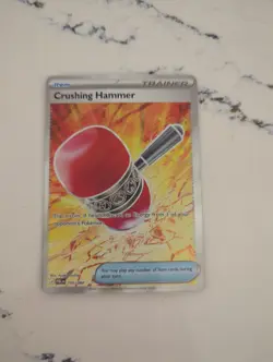Crushing Hammer 105/084 Full Art Holo Pokemon Pitch Black TCG - Image 1