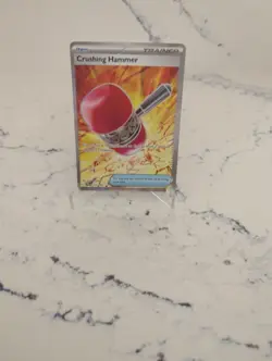 Crushing Hammer 105/084 Full Art Holo Pokemon Pitch Black TCG - Image 2