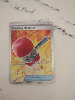 Crushing Hammer 105/084 Full Art Holo Pokemon Pitch Black TCG - Image 5
