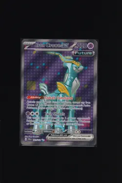 Iron Crown ex 191/162 SV Temporal Forces Full Art Pokemon TCG Card NM - Image 1