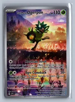 Teal Mask Ogerpon 123 Holo Promo Scarlet & Violet Promo Pokemon NM/M - Image 1