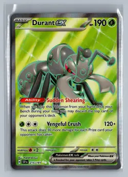 Durant ex 215/191 Ultra Rare Surging Sparks Pokemon Holo NM/M - Image 1