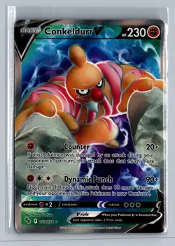 Conkeldurr V 073/078 Ultra Rare Pokemon GO Pokemon Holo NM/M - Image 1