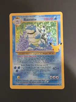 Pokemon TCG Blastoise Celebrations Card 2/102 25th Anniversary Edition - Image 1
