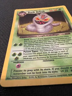 Pokemon Cards Team Rocket Dark Arbok 2/82 HOLO Rare TCG WOTC MP - Image 5