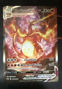 Pokemon TCG Charizard VMAX SWSH261 Full Art Ultra Rare Black Star Promo NM - Image 1