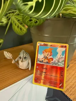 Chimchar 18/114 Common Steam Siege Pokemon Reverse Holo LP - Image 1