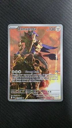 Pokemon TCG SV-Destined Rivals Zamazenta #201/182 Illustration Rare - Image 1