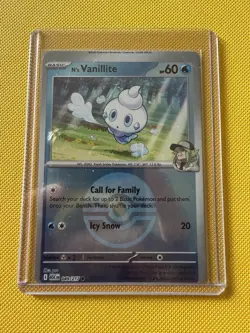 Pokemon TCG N’s Vanillite 049/217 Error Card Misprint Miscut, Ascended Heroes - Image 3
