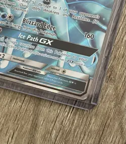 Pokemon Alolan Ninetales GX TCG Full Art Holo Card 132/145 Sm-Guardians Rising - Image 2