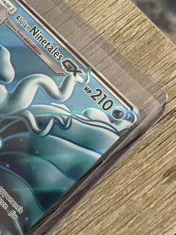 Pokemon Alolan Ninetales GX TCG Full Art Holo Card 132/145 Sm-Guardians Rising - Image 4