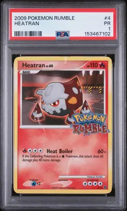 2009 POKEMON RUMBLE #4 HEATRAN PSA 1 - Image 1