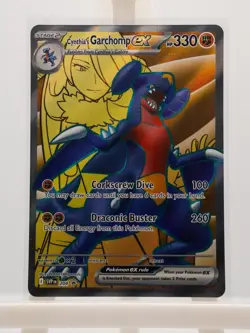 Cynthia's Garchomp ex 204 Holo Promo Scarlet & Violet Promo Pokemon Near Mint - Image 1