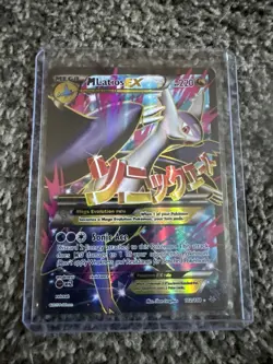 Pokemon TCG M Latios EX 102/108 Roaring Skies Full Art Holo Ultra Rare LP - Image 1