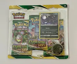 Pokemon TCG Evolving Skies Umbreon & Rescue 3 Pack Blisters - Image 2