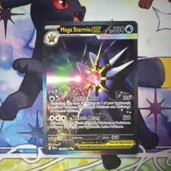 Pokemon Mega Starmie EX Secret Rare Holo Perfect Order Card 118/088 English - Image 1