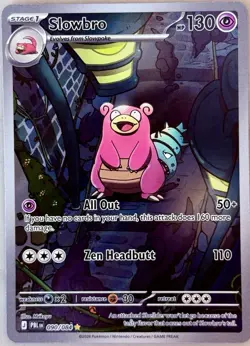 2026 Slowbro 90/84 Illustration Rare Pokemon Pitch Black - Image 1