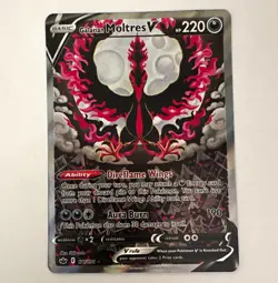 Pokemon Company Galarian Moltres V 177/198 Chilling Reign Full Art Holo UR - Image 1