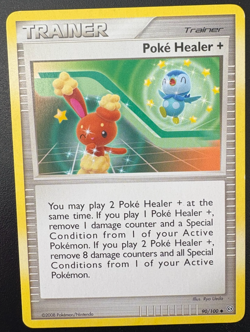 Pokemon TCG Poke Healer + 90/100 Stormfront Regular LP - Image 1