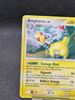 Pokemon Ampharos Platinum Base Set 1/127 Rare Holo Played - Image 2