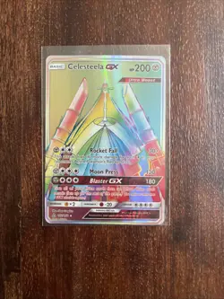 Pokemon TCG Celesteela GX Ultra Prism 162/156 Holo Secret Rare - Image 1