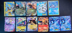 Pokemon Card Lot 11 Ultra Rare XY Era Charizard EX Mewtwo EX M Manectric Holos - Image 1