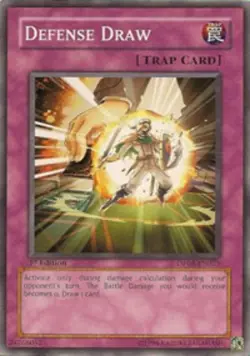 Defense Draw - DP08-EN023 - Common - 1st Edition - Lightly Played - Image 1