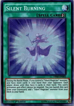 Silent Burning DPRP-EN005 Duelist Pack: Rivals of the Pharaoh Yu-Gi-Oh LP - Image 1