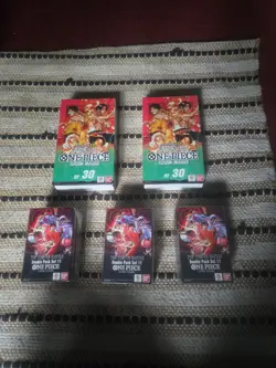 Lot Of One Piece Tcg New Sealed Items - Image 1