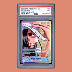 Nico Robin - 2024 One Piece OP09 EN - Alternate Art - #062 - PSA 9 MINT - Image 1