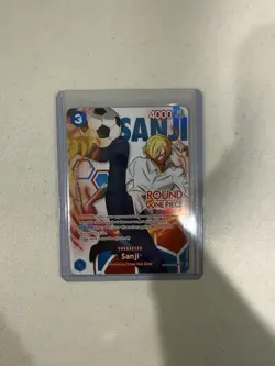 Sanji Round 1 Promo One Piece Card (OP15-047 English) NM/M - Image 1