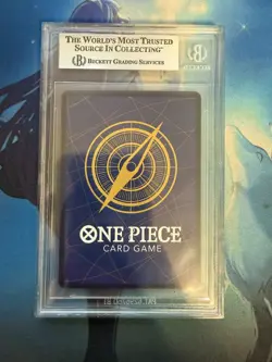 BGS 9 Nami Alt Art Pre Errata Wave 1 Alpha OP01-016 "REVEAL 1..." One Piece TCG - Image 2