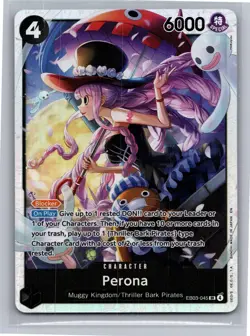 Perona EB03-045 Extra Booster: One Piece Heroines Edition One Piece Foil NM - Image 1