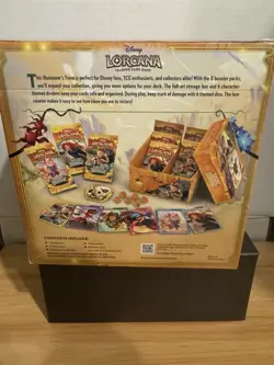 Disney Lorcana Wild Unknowns Trove With 2 Sleeves Boosters! New Sealed! - Image 3