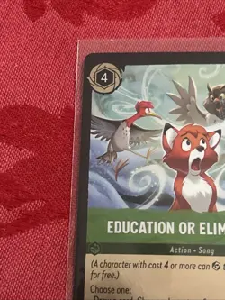 FOIL Disney Lorcana Winterspell - Education or Elimination - 97/204 FOIL - Image 3