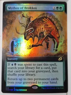Mythos of Brokkos - FOIL - Extended Art - Magic the Gathering MTG Nice! - Image 1