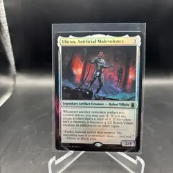 MTG Ultron Artificial Malevolence M 0252 Marvel Super Heroes FOIL Mythic Rare - Image 1